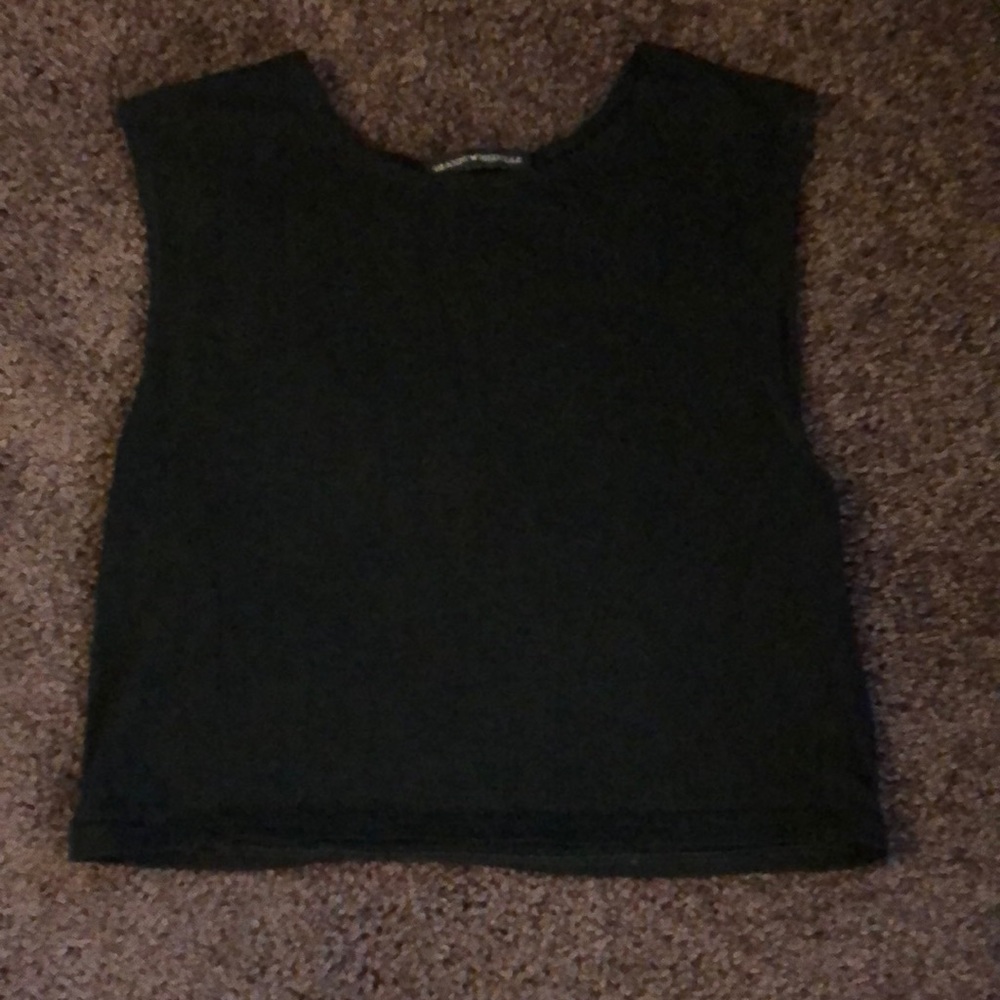 Brandy Melville short black  sleeveless shirt